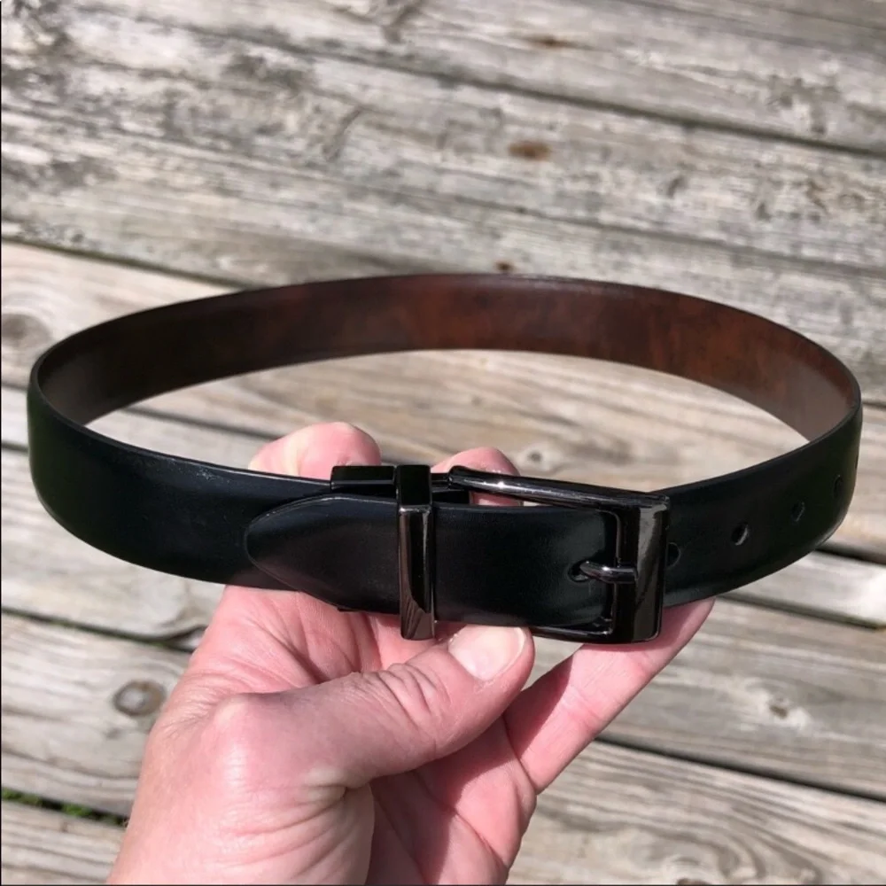 Boys Dickies Reversible Leather Belt! EUC!